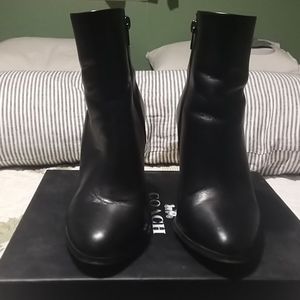 Coach Jemma Ankle Boots Black Heels Size 7